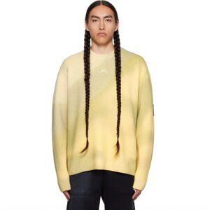 A-COLD-WALL*  ACW Gradient Knit Sweater (Yellow, Size M)